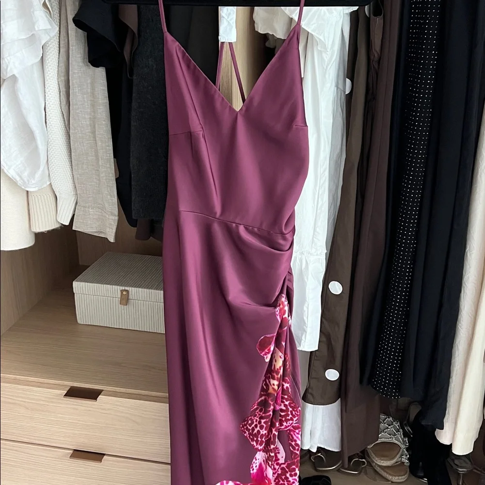 Abercrombie & Fitch Open-Back Hardware Maxi Dress size XS